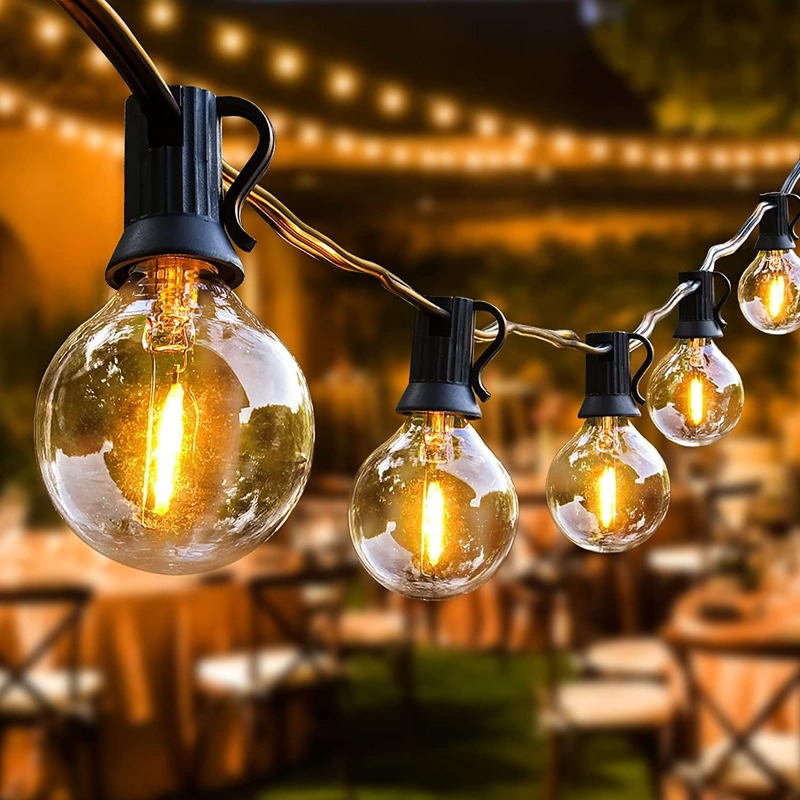 Outdoor Lighting Effects - Lampu String Bola LED - Lampu