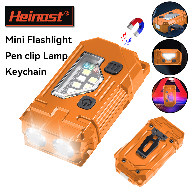 Outdoor Lighting Black - Gantungan Kunci Mini Senter EDC Senter