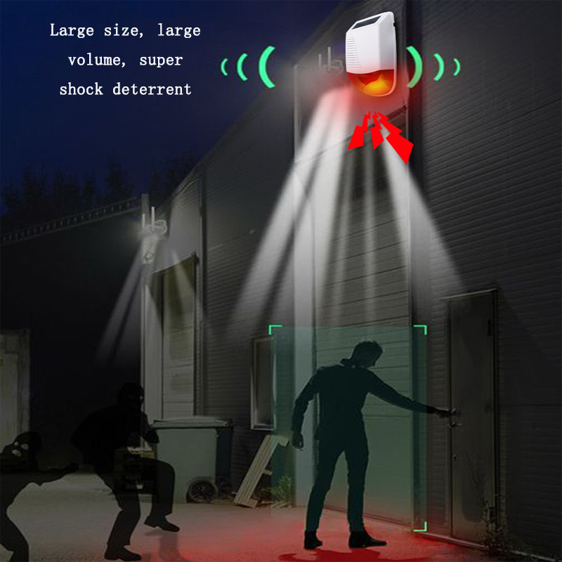 Outdoor Lighting Wireless - Alarm Cerdas Nirkabel 433MHz untuk Luar